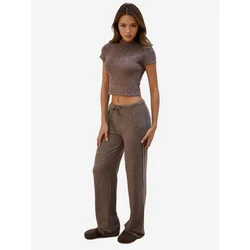 Hiccup Bluza Blusen kostanj rjava