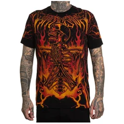 Hardcore majica moška - INFERNAL NIGHTMARE - AFFLICTION - A27315-BK