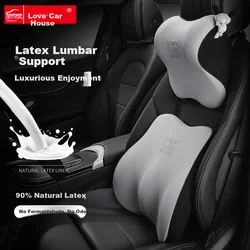 Icaroom Set jastuka za vrat i leđa za auto sedište, 31x29x13 cm, Sivi