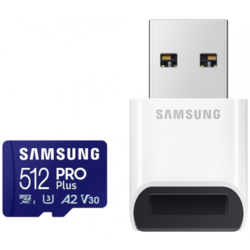 SAMSUNG 512GB PRO Plus SDXC UHS-I U3 MB-MD512SB/WW