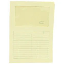 FASCIKL L PAPIR S PROZOROM A4 PK50 SINTEX BLASETTI F13Ž ŽUTI