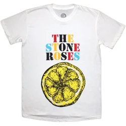 The Stone Roses Majica Lemon Multicolour Unisex White 2XL