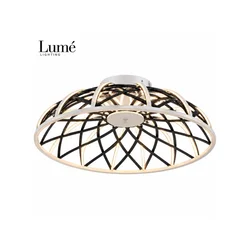 LUME Aurora 8 LED plafonjera bela/crna