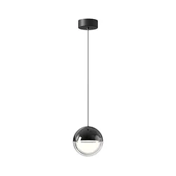 LED luster na lanku ZIREA LED/7W/230V crna