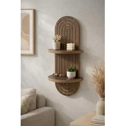 Hanah Home Zidna polica, 20x70x13cm, Braon
