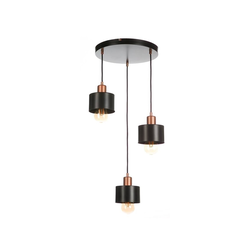 Luster na sajli BODO 3xE27/60W/230V