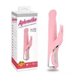 Vibrator Gyrating G-Bunny, 10 modova, Roze