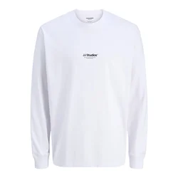 JACK & JONES Majica črna/bela