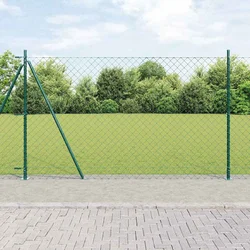 Zavareno žičano ogradno mreža s betonskom podlogom 25 x 1,6 m