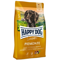 HAPPY DOG Sensible Piemont Hrana za odrasle pse svih rasa sa pačetinom, morskom ribom i pitomim kestenom, 10kg