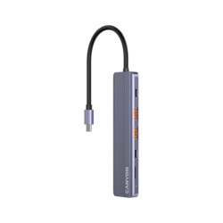 CANYON hub DS-17 6in1 4k USB-C Grey
