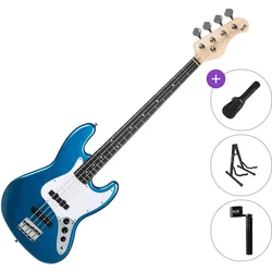 PSD Guitars JZB-100 Basic SET Blue Električna bas kitara