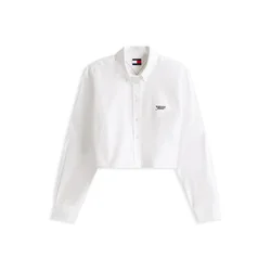 Tommy Jeans Bluza črna/bela