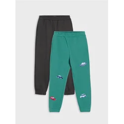 Sinsay - Jogger donji deo trenerke sa vezom vozila 2 pack - šareno