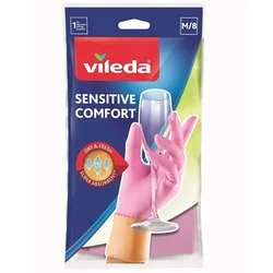 Vileda Rukavice Sensitive, Roze
