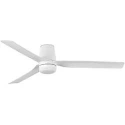 FARO 33828WT-1TW - LED prigušiva ventilator PUNT TUB M LED/18W/230V beo prečnik 132 cm WT +daljinski upravljač