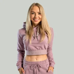 STRIX Ženski duks Essential Cropped Mauve