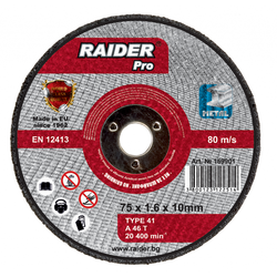 Raider 169901 Rezna ploča za metal, o75x1.6x10mm