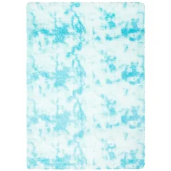 Chemex Preproga Silk Light Soft Thick Shaggy Mr-582 Dyed Modra
