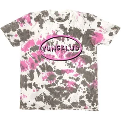 Yungblud Scratch Logo Oval (Wash Collection) Grey XL Majica