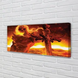 tulup.si Slika na platnu Grozni oblika meča 140x70 cm