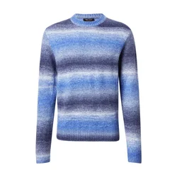 INDICODE JEANS Pulover modra/marine/bela