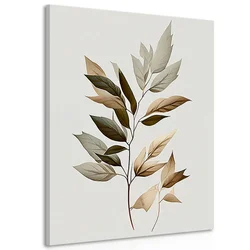 Slika luksuzni minimalistični listi - 100x150