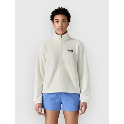 Patagonia Micro D 1/2 Half-Zip Fleece Sweater birch white
