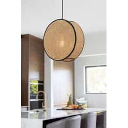 Opviq Luster Big Drum, 35x9cm, Bež-crni