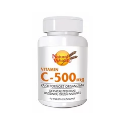 Natural Wealth Vitamin C, 500mg, 90 tableta
