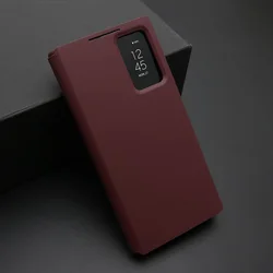 Maska BI FOLD Smart Window za Samsung S928B Galaxy S24 Ultra 5G/ bordo