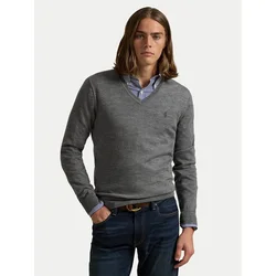 Polo Ralph Lauren Pulover 710941105002 Temno siva Regular Fit
