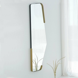 HANAH HOME Ogledalo Irregular Black