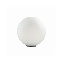 Ideal Lux - Stona lampa MAPA 1xE27/42W/230V prečnik 20 cm bela