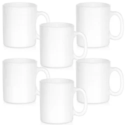 shumee Bele steklene skodelice 300 ml 6 kosov.
