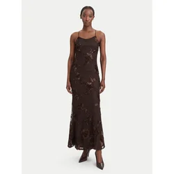 Vero Moda Cocktail obleka VmQuinn 10348532 Rjava Regular Fit