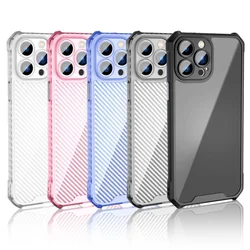Maska Carbon shield iPhone 14 Plus siva