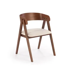 Stol Houston 1739 Bež, Oreh, 75x51x55cm, Blago, Lesen