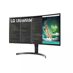 LG Monitor 35WN75CP-B 35 VA,21:9,zakrivljen 3440x1440 100Hz 5ms GtG HDMIx2,DP,USB visina zvu?nici