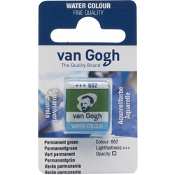 Van Gogh Watercolour Pan Permanent Green