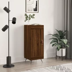 Komoda boja smeđeg hrasta 34,5 x 34 x 90 cm konstruirano drvo