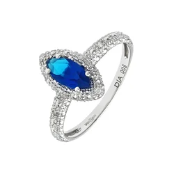 DIAMANT LETERNEL Prstan srebrna