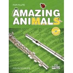 COWLES.AMAZING ANIMALS +CD FLUTE