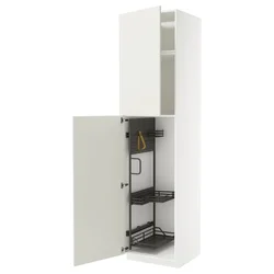 METOD Visoki element-ostava, bela/Veddinge bela, 60x60x240 cm