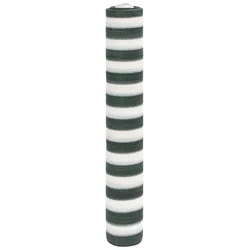 Mreža za privatnost zelena-bijela 1,8 x 50 m HDPE 75 g/m2