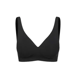 cfab Nedrček Comfort Push up BH mit Spitze črna