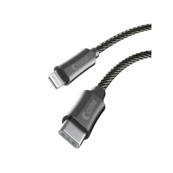 TelForceOne COMMA KABEL MFI USB-C - LIGHTNING 3A, 1,5 M, SIV [GSM177520]