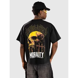 Any Means Necessary Morality Cropped moška majica limo black