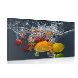 Slika sadje v vodi - 30x20