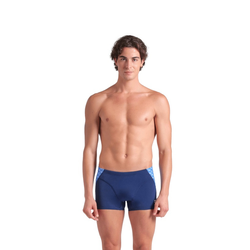 Arena performance monogram short navy/blue multi s - uk32